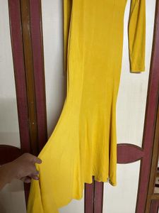 Bodycon Yellow Dress