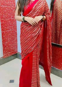 Stitched Blouse With Saree