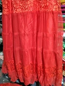 Red Colour Gown