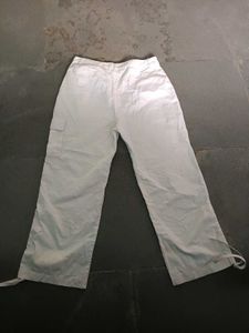 White Cargo Jeans