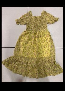 Yellow Western Dress