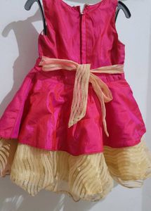 Girls Pink Party Dress