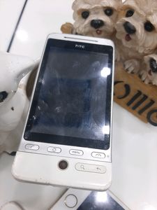 White Colour Touch Phone