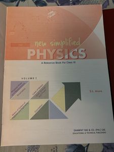 SL Arora Physics 11th Guide Volume 1 And 2