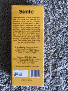 Sanfe-Wax Pen for Eyebrow and Face