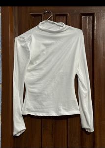 White Long Sleeve Top