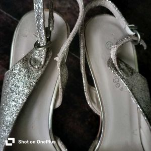Just once used Sparkling Gold Party Heels