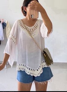 crochet Work, Elegant Top, Detailing Is Perfect