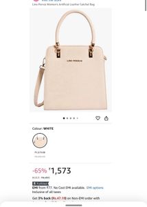 LINO PERROS OFF white Handbag