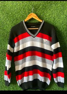 Red & Black Unixes Stylish Korean Sweater
