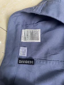 H&amp;M Blue Cargo Trouser High Waist