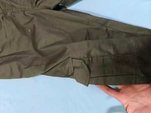 Olive Green Stretchable Joggers