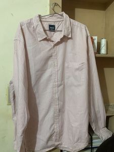 Max Pink Striped Button Down