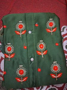 Beautiful All Over Embroidery Work Dress Metirial