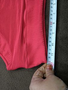 Pink Ribbed Bikini 💚Bottom