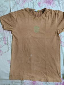 Unisex Brown Tshirt (Size-L)