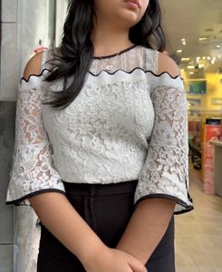 Combo Of 2 (White + Black Top)