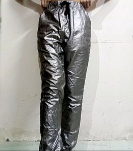 Copper Metallic Joggers For Women Party Wear