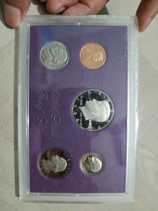 USA 1984 Coin Proof Set With Cover, America Rare