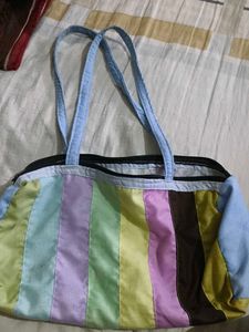 Striped Handbag