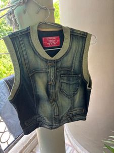 Madame Denim Jacket Charcoal Black