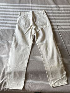 Off-White Straight Leg Jeans