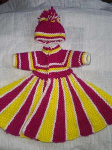 Hand Knitted Baby Set