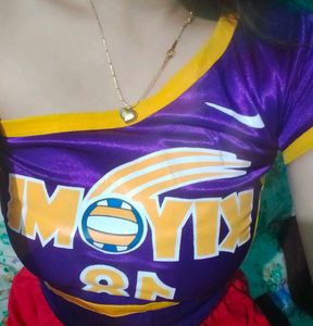 Purple Nike Volleyball Jersey