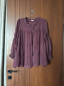 Georgette With Lining Loose Fit Top