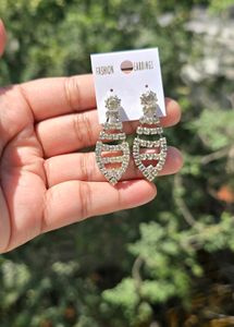 2 Pairs Of AD Earrings