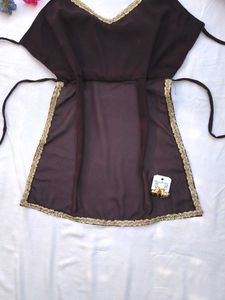 Chatpati y2k halter backless kurti🤎