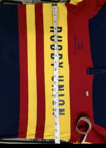 Rugby Union Striped Polo T-Shirt