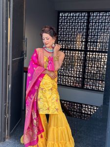 Haldi Sharara Suit Set