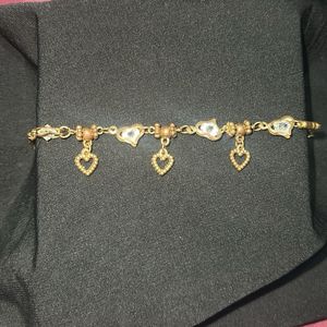 Golden Charm Bracelet Set