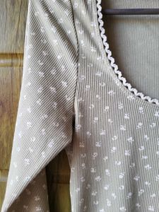 H&amp;M Lace Floral Long Sleeve Top /Size-S