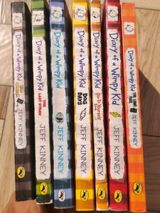 7 bokk COMBO -DIARY OF A WIMPY KIDS