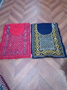 5 Pieces Combo Of Neck Embroidered Patches New