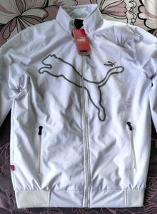 Puma White Jacket - New with Tags