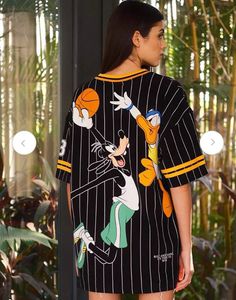 Bonkers Corner Black Mickey Mouse Printed Tshirt