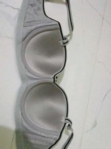 Gray Padded Bra