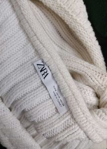 Zara Cropped Knit Sweater