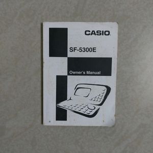 Imported Casio Digital Diary Needs Servicing