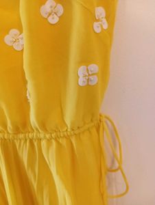 Aaliya Sunshine Yellow Embellished Dress