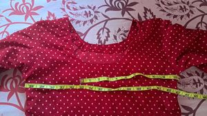 Red Polka Dot Kurta