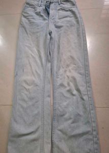 Light Wash Wide Leg Jeans