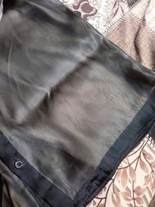 Black Organza Shirt For Women