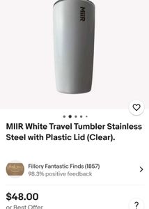 🇦🇮 MiiR 3D Double Wall Stainless Steel Tumbler