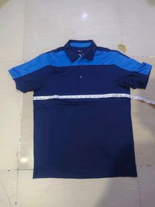 Puma Golf Blue &amp; Navy Polo Shirt