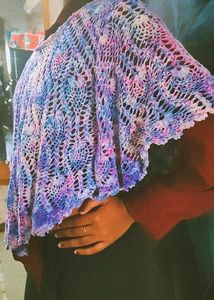 Aesthetic Crochet Knit Shawl