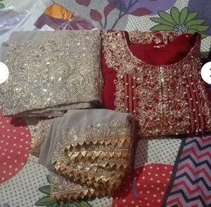 Elegant Red Kurta Set